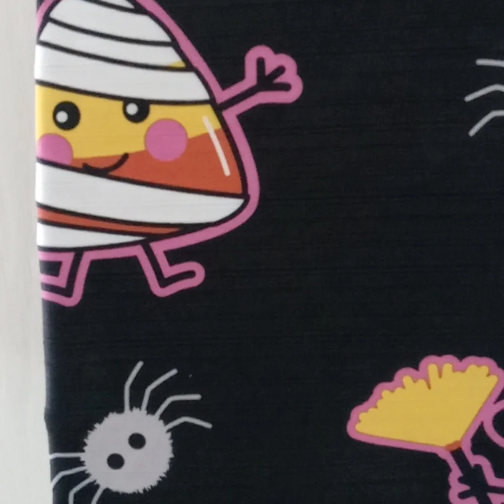 Betsey Johnson Candy Corn and Spider Shower Curtain